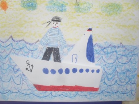 Рисование моряка в подготовительной группе