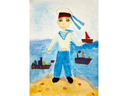 Рисование моряк