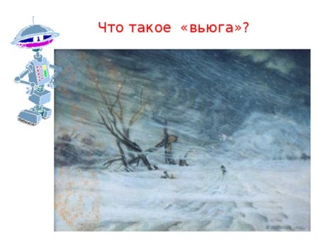 Снежная буря рисунок