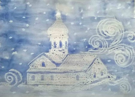 Рисование метель