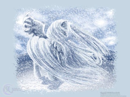 Сказочный снежный ветер