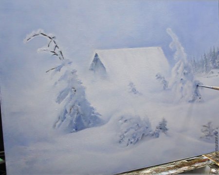 Рисование вьюги