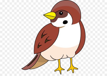 Воробьи мультяшные