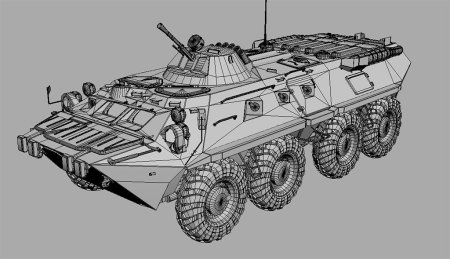 Контур БТР 80