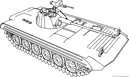 Раскраски танк Шерман