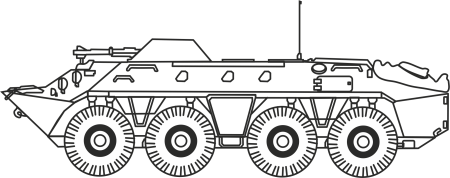 Контур БТР 80