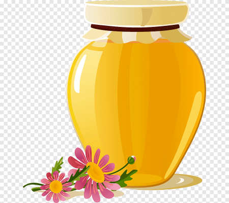 Банка меда вектор