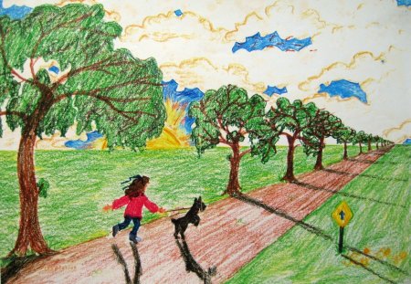 Рисование 3 класс парки