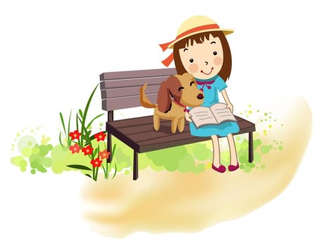Лето с книжкой на скамейке