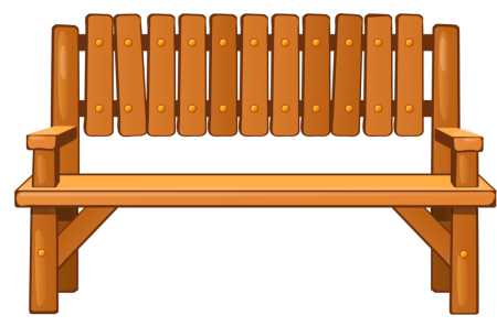 Скамейка мультяшная