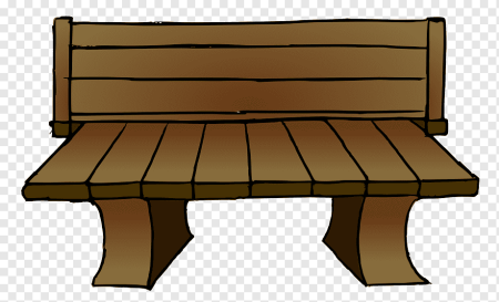 Деревянная скамейка вектор