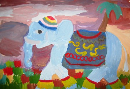 Детский рисунок Индия