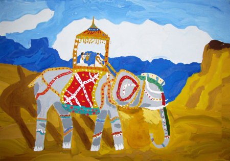 Индия в детских рисунках