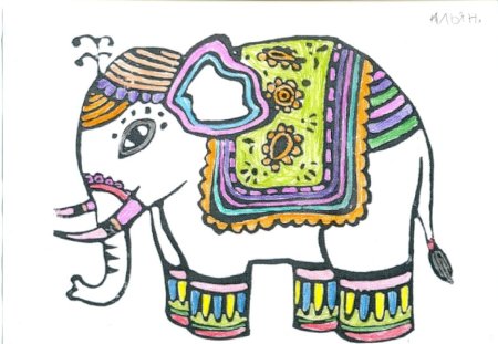 Рисунок на тему Индия
