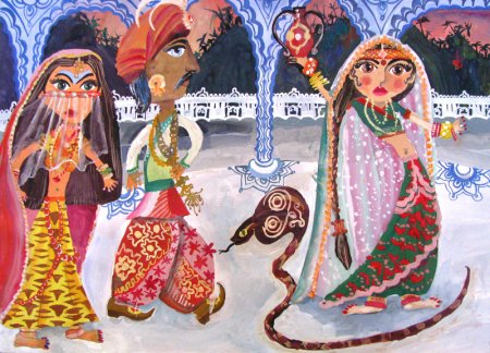 Индия для рисования