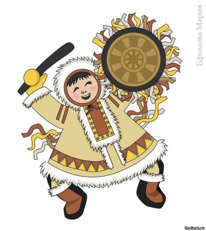 Бубен шамана чукчи