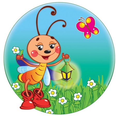 Светлячок мультяшный