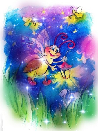 Светлячок с фонариком