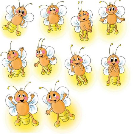 Светлячок мультяшный