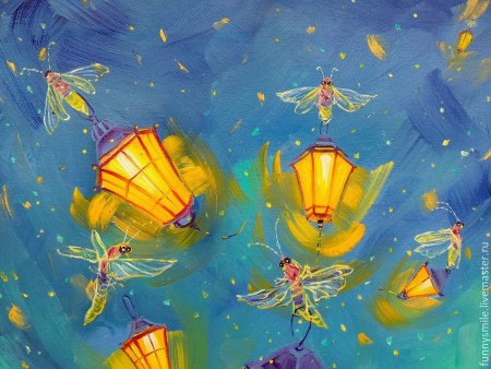 Светлячок рисунок