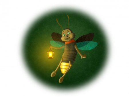 Векторная иллюстрация Светлячок