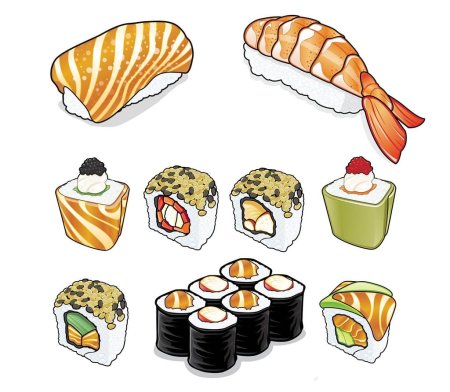 Суши для рисования