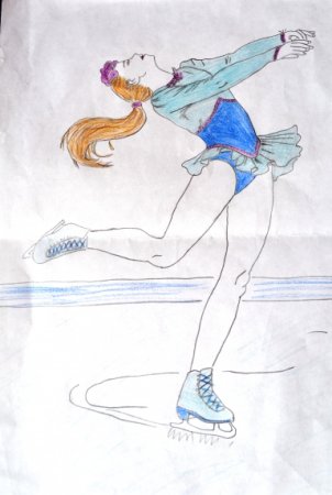 Фигурное катание рисунок для детей