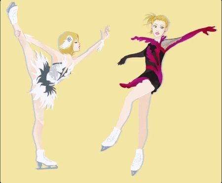 Фигурист рисунок