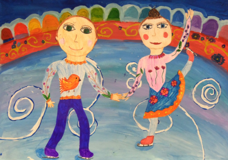 Изображение фигуристки