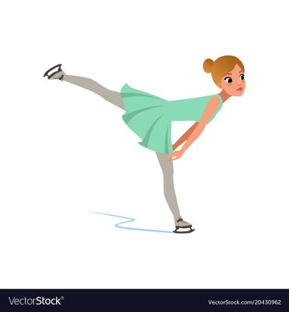 Фигурист мультяшный