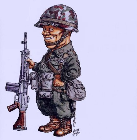 Немецкий солдат мультяшный