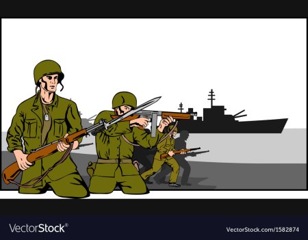 Морская пехота рисунок