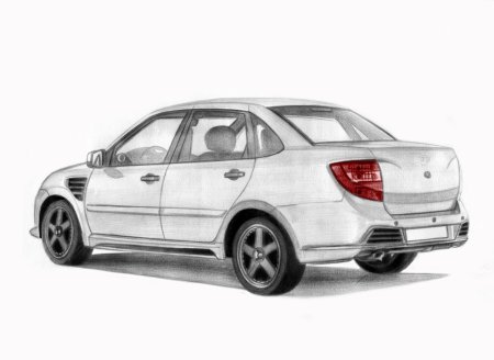 Раскраска Лада Гранта 2190