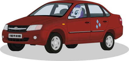 Лада Гранта рисунок карандашом спереди