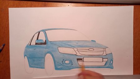 Lada 1117 чертеж