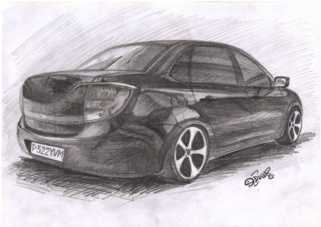 Гранта рисунок спереди