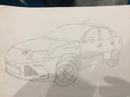 Lada Granta наклейка