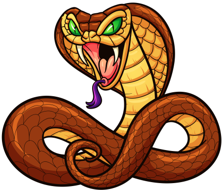 Змея раскраска