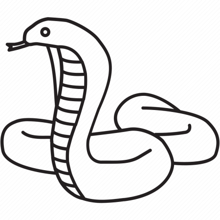 Кобра раскраска