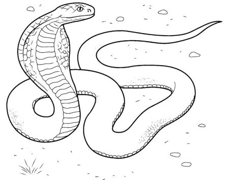 Мультяшная серная змея