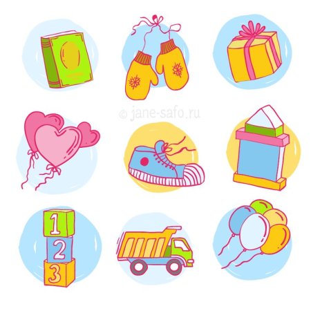 Значки для детского магазина