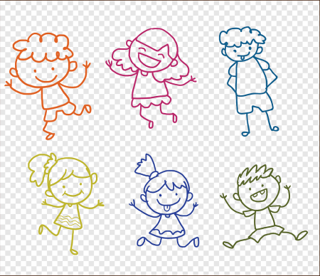 Детские рисунки человечков