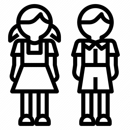 Иконка мальчик девочка