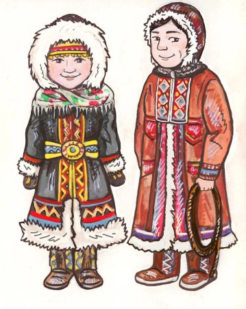 Долганы национальный костюм