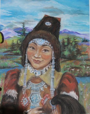 Якутянка портрет