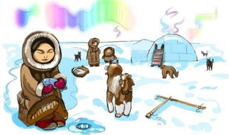 Чукчи якуты дети вектор