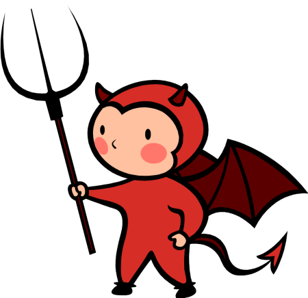 Чертик рисунок