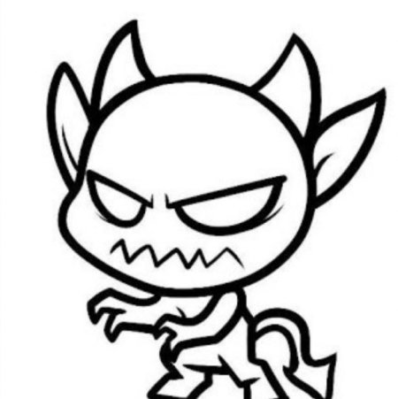 Черт карандашом