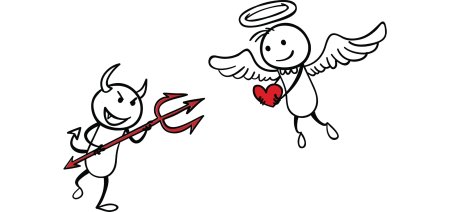 Добро и зло картинки раскраски