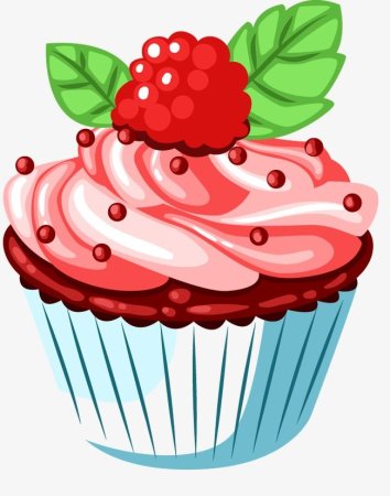 Пирожное мультяшное